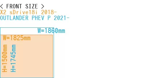 #X2 sDrive18i 2018- + OUTLANDER PHEV P 2021-